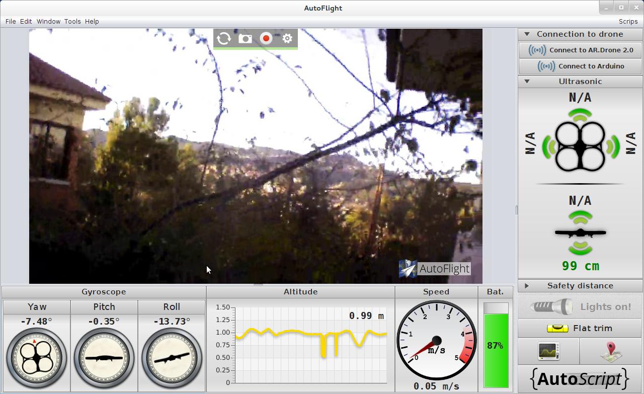 AutoFlight DEV64c PreAlpha software screenshot