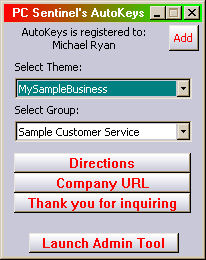 AutoKeys: AutoType Software 2.3.7 software screenshot
