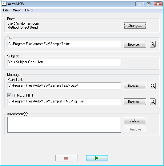 AutoMSW 7.1.100 software screenshot
