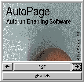 AutoPage 2.1.1 software screenshot