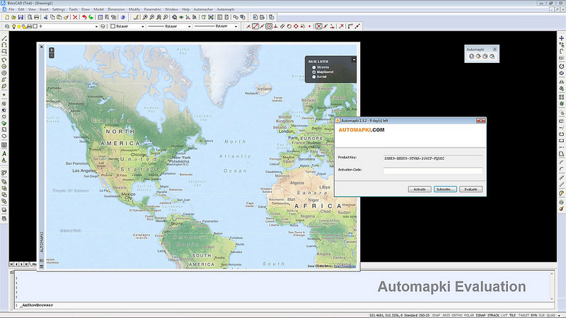 Automapki 1.6.7 software screenshot