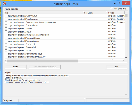 Autorun Angel 1.0.45 software screenshot