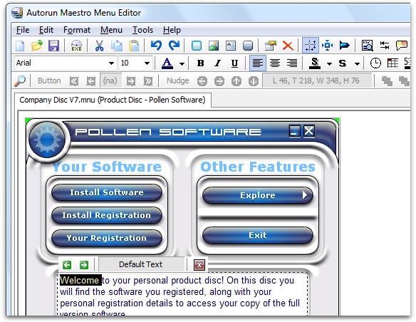 Autorun Maestro 8.1 software screenshot