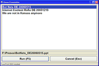 Autorun Presenter 1.0 software screenshot