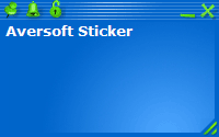 Aversoft Sticker 4.0 software screenshot