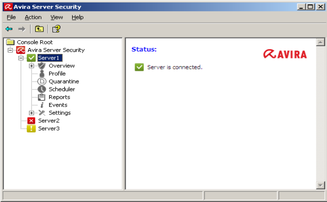 Avira Endpoint Security 2.7.0.0 software screenshot