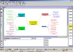 Aviz Thought Mapper 1.1 software screenshot