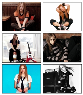 Avril Lavigne Punk Screensaver 1.0 software screenshot