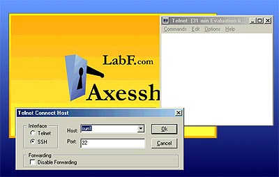 Axessh Windows SSH Client and SSH Server 4.0 software screenshot