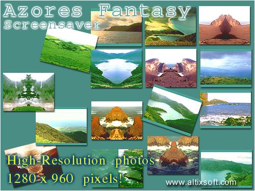 Azores Fantasy Screensaver 1.1 software screenshot