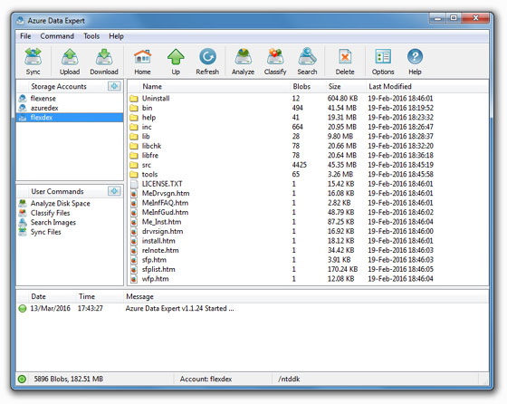 Azure Data Expert 2.1.12 software screenshot