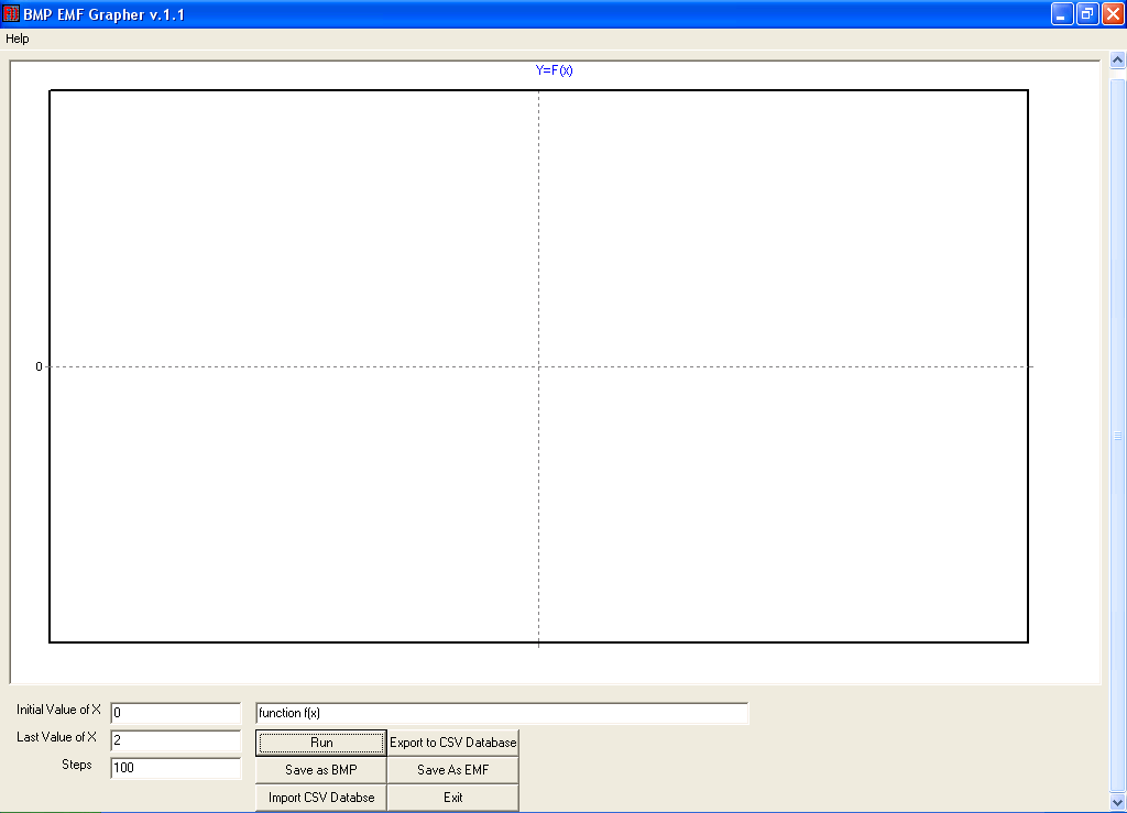 BMP EMF GRAPHER 1.1 software screenshot