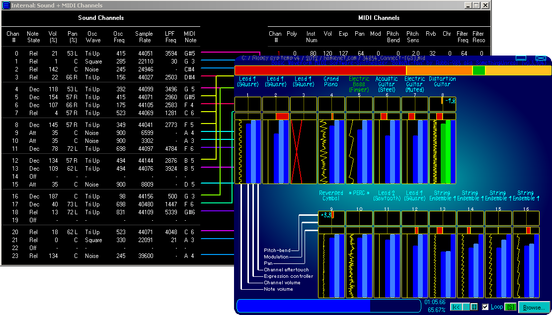 BaWaMI 0.6.132 software screenshot