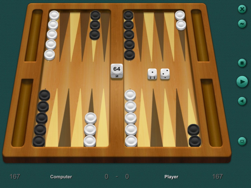 Backgammon Classic 7.2 software screenshot
