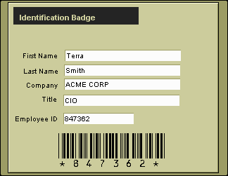 Barcode Plug-in for FileMaker 7.1 software screenshot