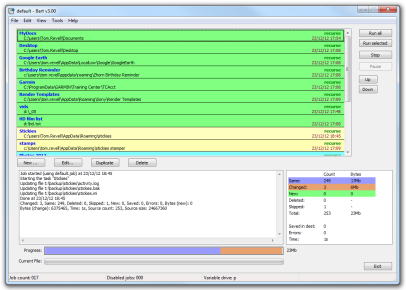 Bart 3.00 software screenshot