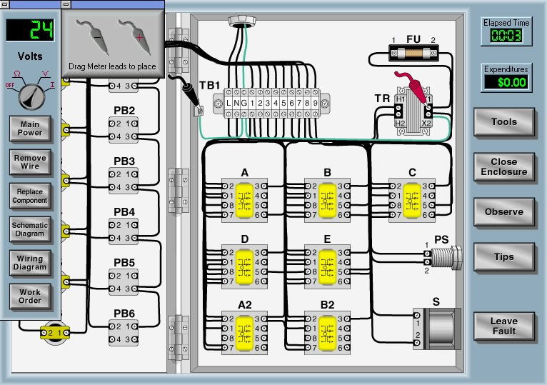 Basic Electrical Control Circuits 4.00 software screenshot