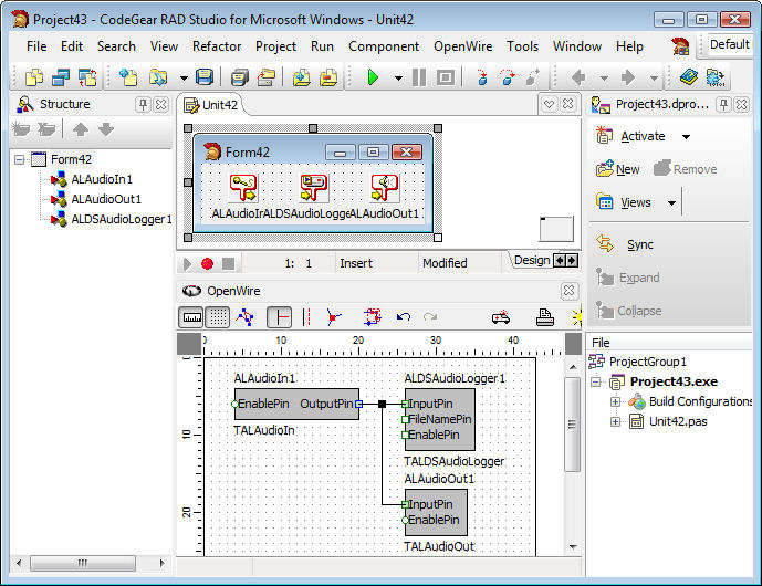 BasicAudio VCL 7.7.0.0 software screenshot