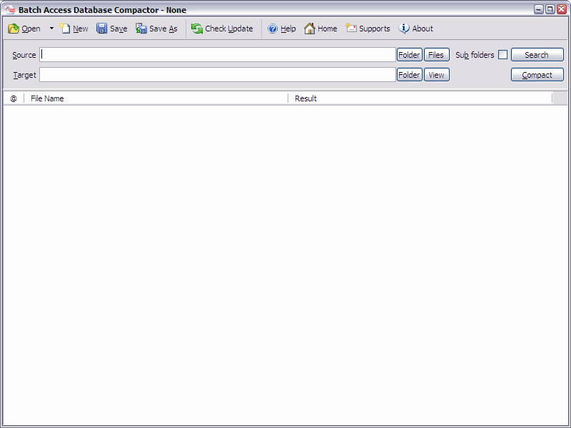 Batch Access Database Compactor 2017.9.510.2001 software screenshot