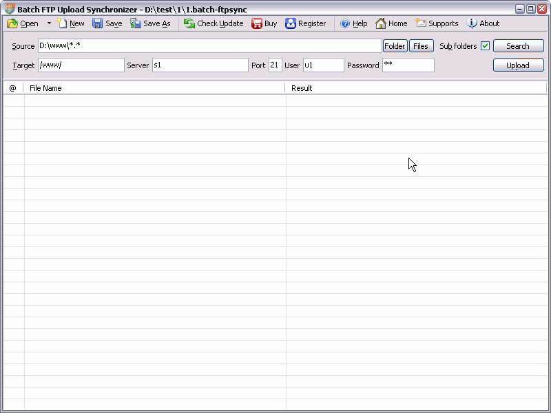 Batch File FTP Sync Uploader 2017.9.510.2421 software screenshot