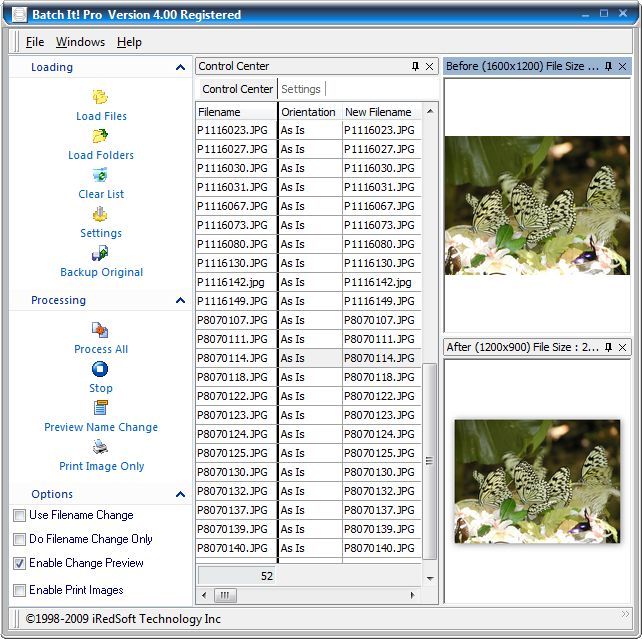 Batch It! Pro 5.57 software screenshot