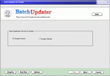 Batch Updater for Google 2.0.1100 software screenshot