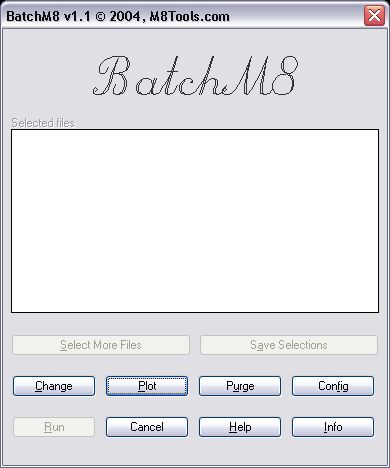 BatchM8 1.47 software screenshot