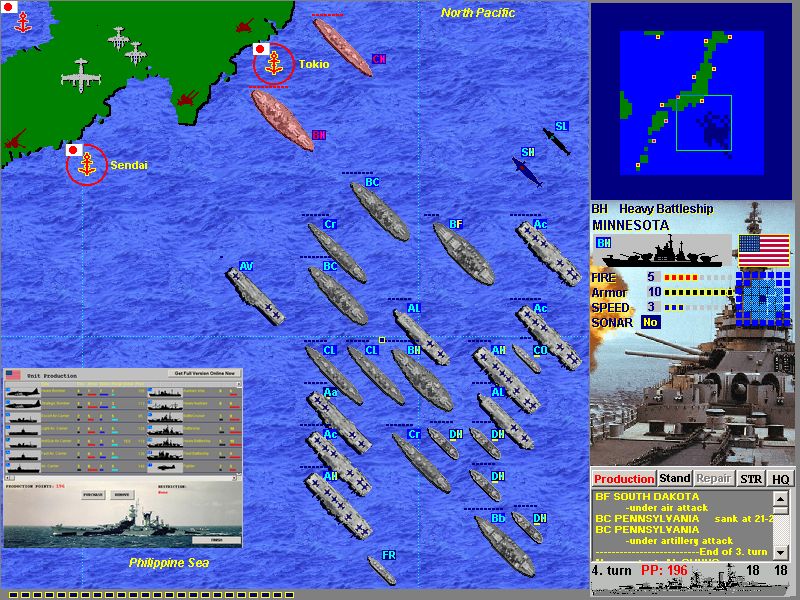 Battlefleet:  Pacific War 2.11.0.5 software screenshot
