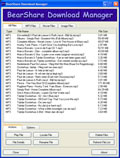 BearShare Download Manager 2.5 software screenshot