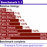 Benchmark 3.0 software screenshot
