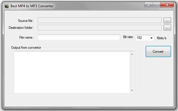 Best MP4 To MP3 Converter 1.01 software screenshot