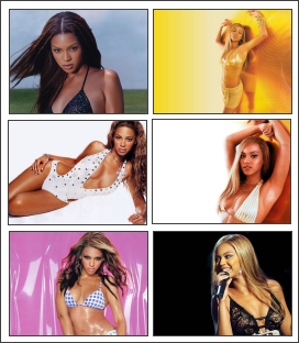 Beyonce Luscious Free Screensaver 1.0 software screenshot
