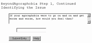 Beyond Agoraphobia, Self Help Software 5.10.21 software screenshot