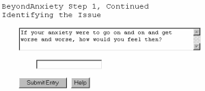 Beyond Anxiety, Free Self Help Software 5.10.21 software screenshot