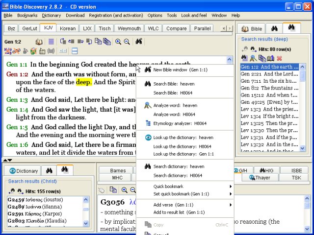 Bible-Discovery 4.6.0 software screenshot