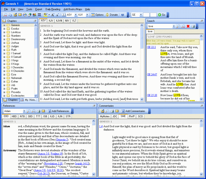 Bible Pro 14.9 software screenshot
