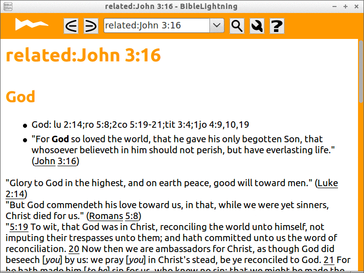 BibleLightning 20150428 software screenshot