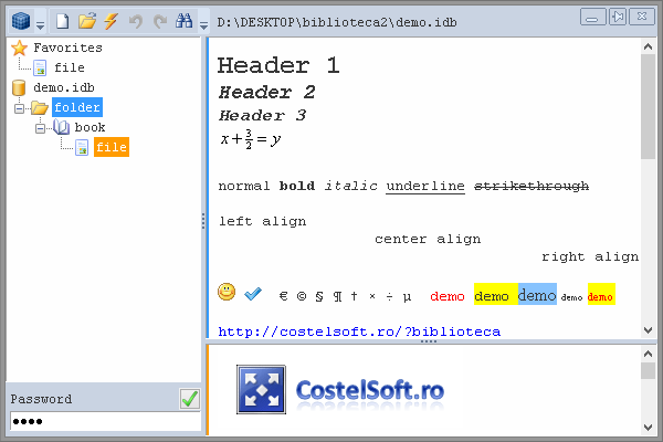 Biblioteca 2.1 software screenshot