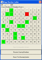 Bingo Caller 1.22 software screenshot