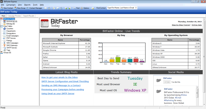 BitFaster Express 9.0.25 software screenshot