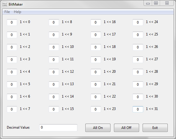 BitMaker Portable 1.1.0 software screenshot