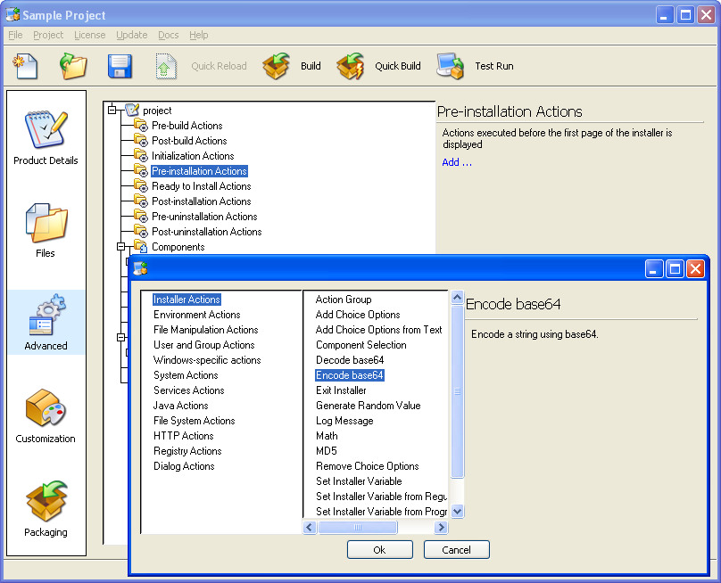 BitRock InstallBuilder Professional 17.4.0 software screenshot