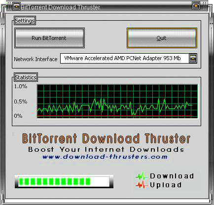 BitTorrent Download Thruster 3.7.0 software screenshot