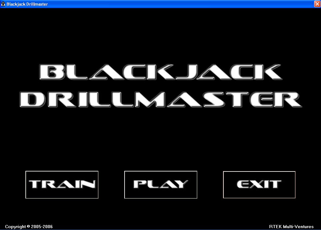 BlackJack Drillmaster 4.2.0 software screenshot