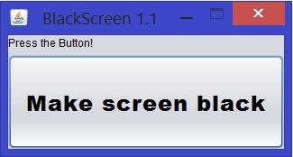BlackScreen 1.1 software screenshot