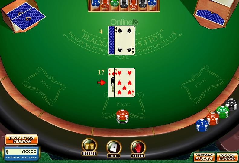 Blackjack Flash 2 software screenshot