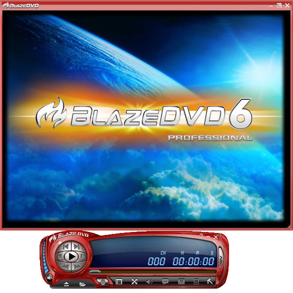 BlazeDVD Professional 6.1.1.5 software screenshot