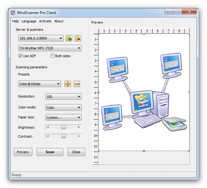 BlindScanner 4.2 software screenshot