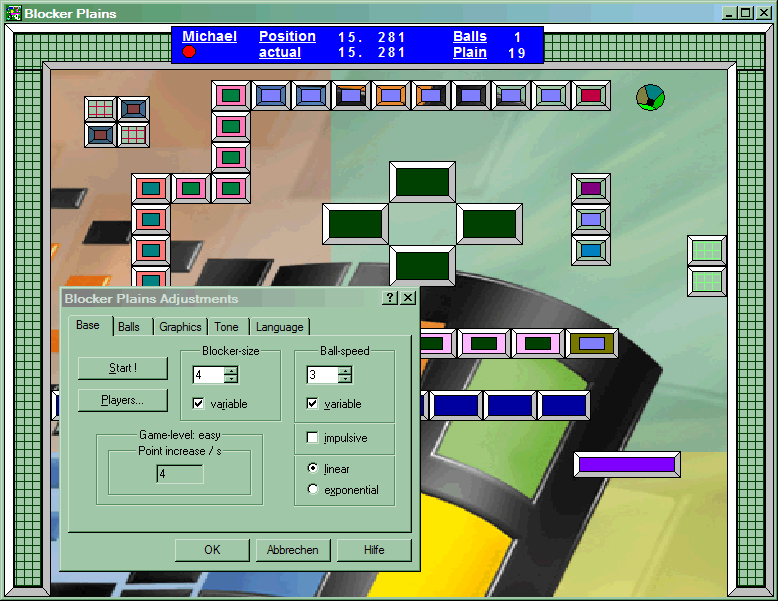 Blocker Plains 3.3 software screenshot