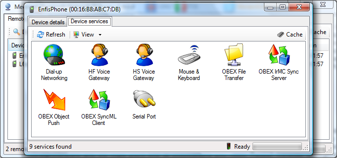 Bluetooth Network Scanner 1.4.0.0 software screenshot